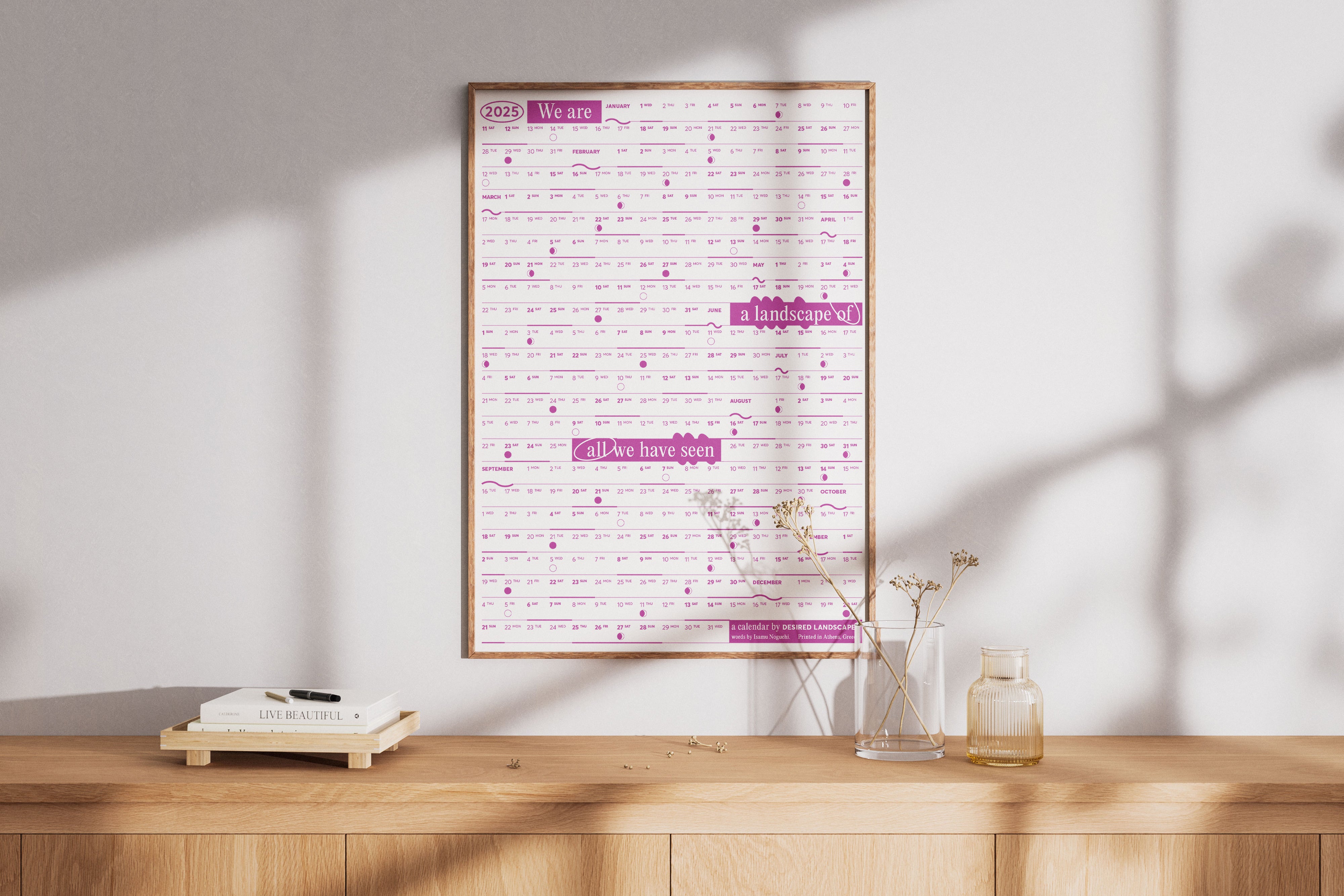 Poster Calendar 2025