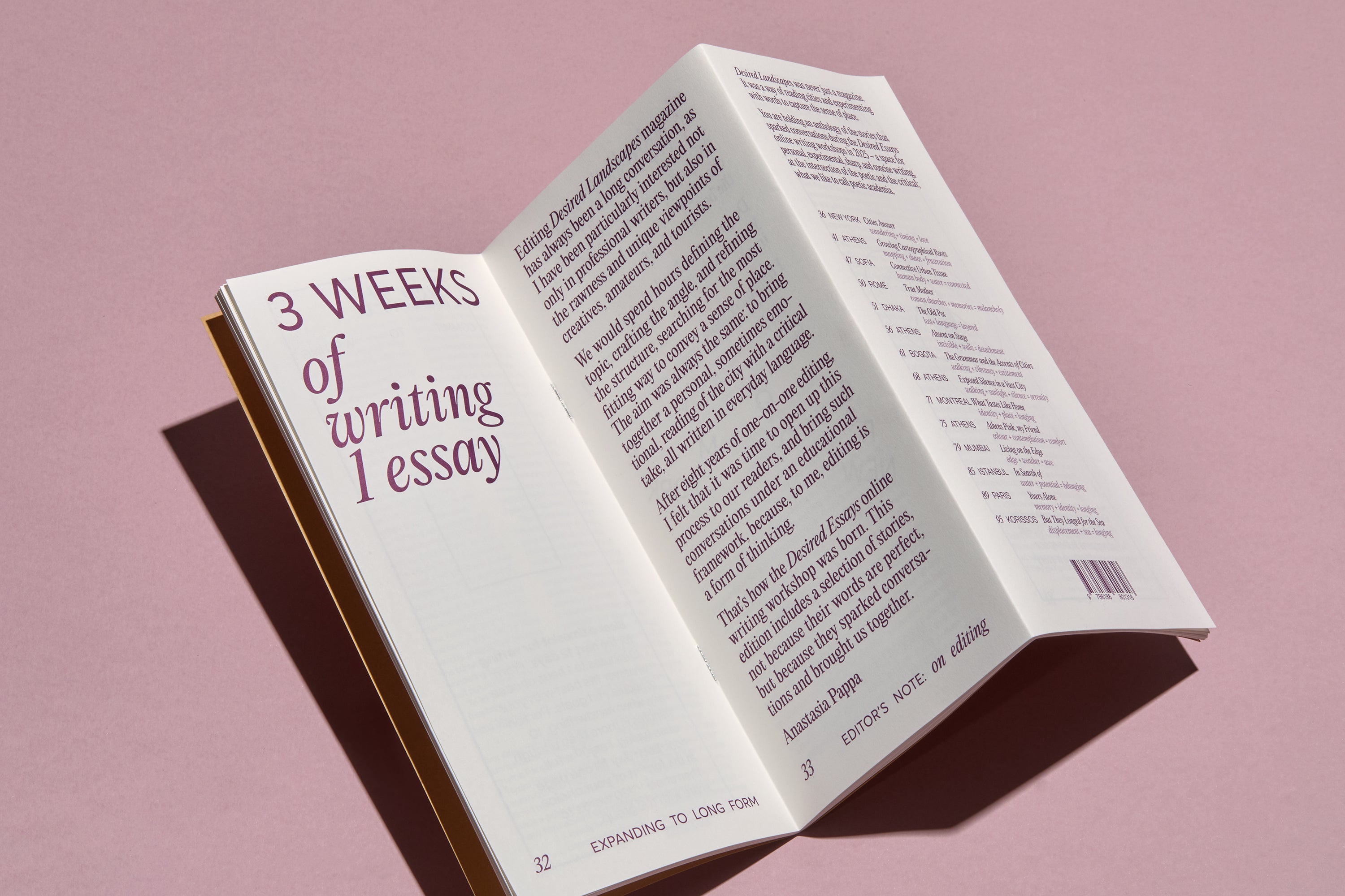 Desired Essays Journal 01